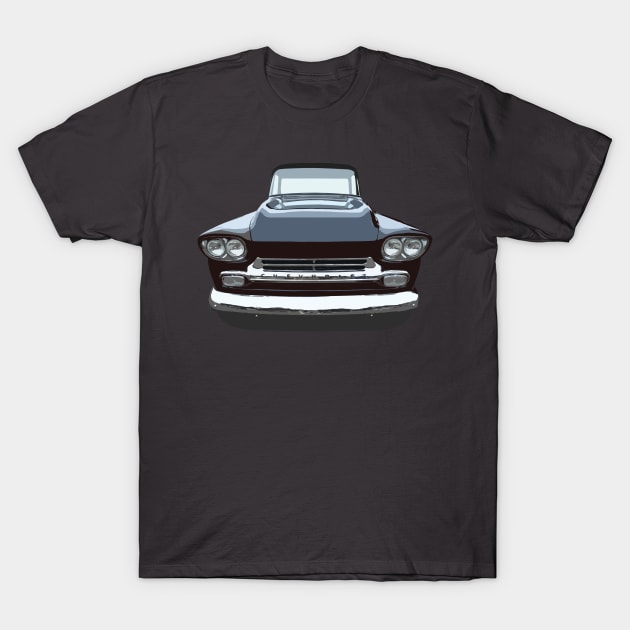 1958 Chevy Apache - stylized T-Shirt by mal_photography